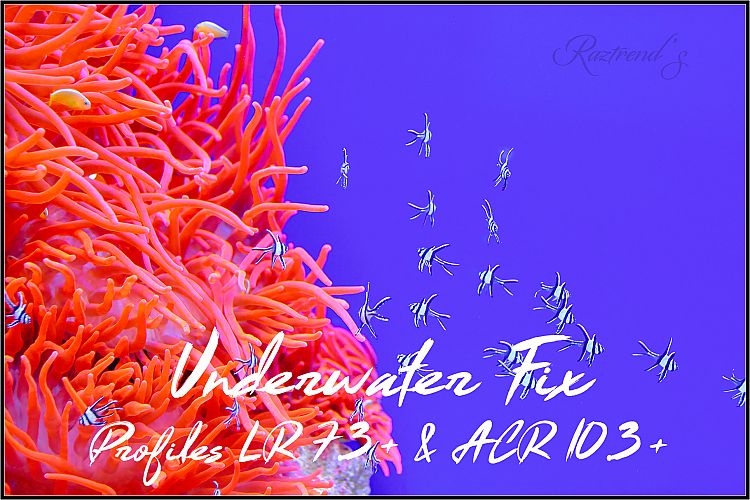 Underwater Fix Profiles for LR 7.3 & ACR 10.3