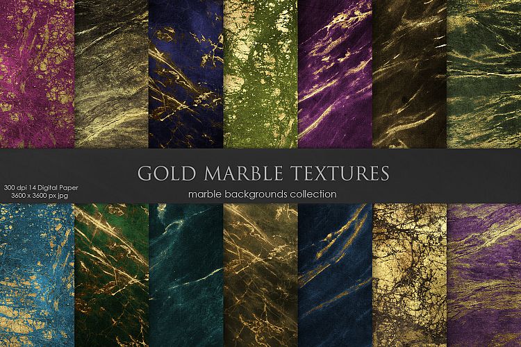 Marble Gold Textures