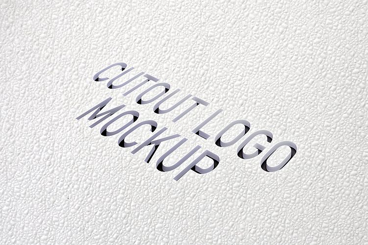 Cutout Logo Mockup