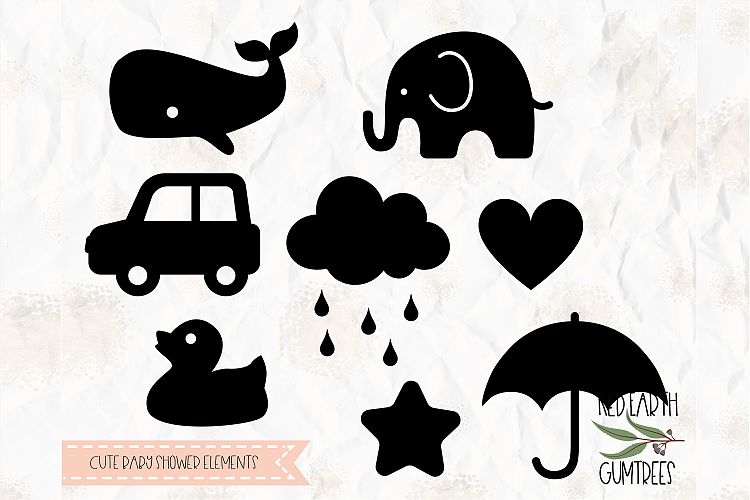 Baby shower bundle in SVG, DXF,PNG, EPS formats