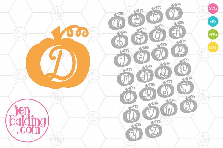 Pumpkin Monogram