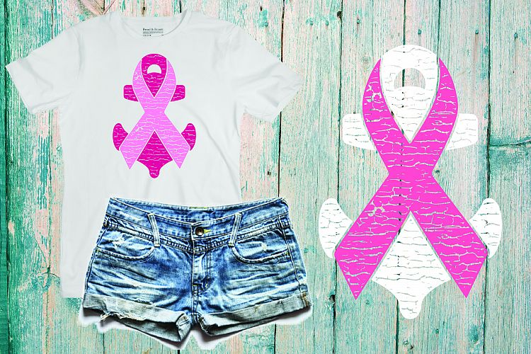 Hope Anchors Breast Cancer SVG Cancer Survivor 1008s