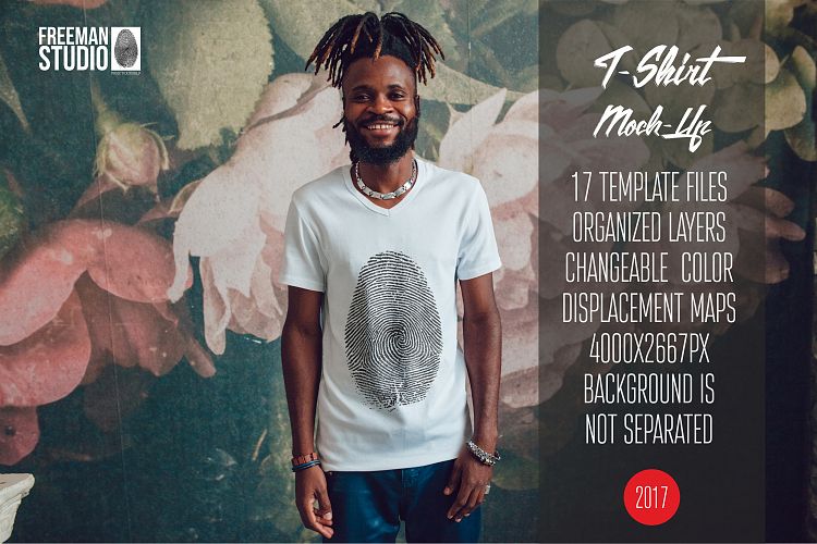 T-Shirt Mock-Up Vol.24 2017