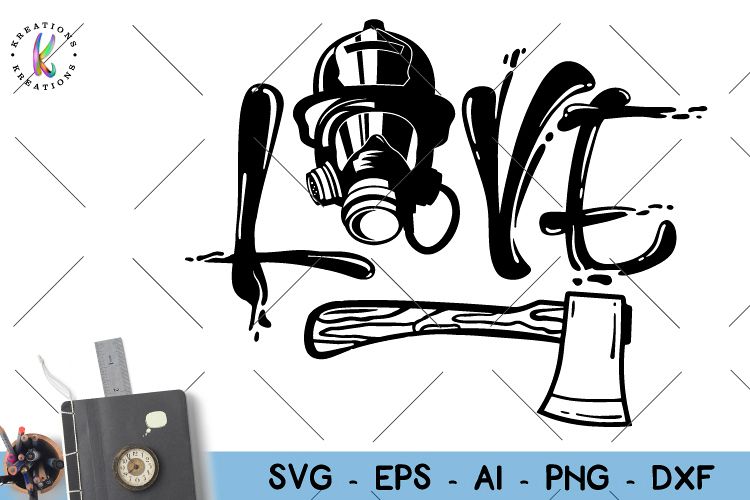Firefighter svg Love Firefighter svg (127282) | SVGs | Design Bundles