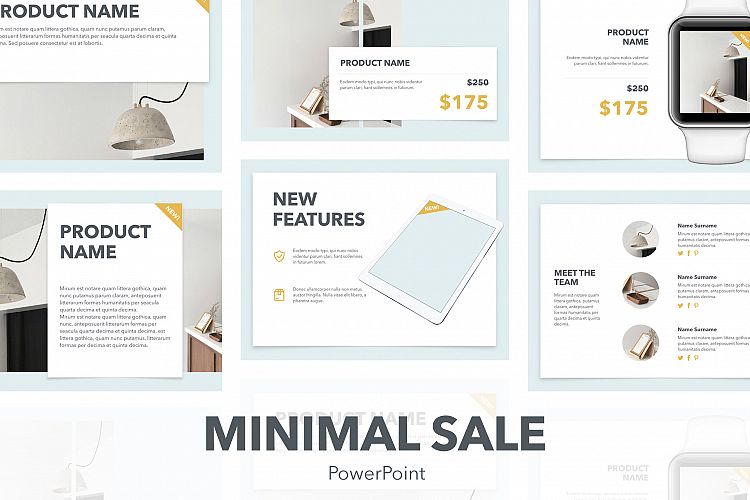 Minimal Sale PowerPoint Template