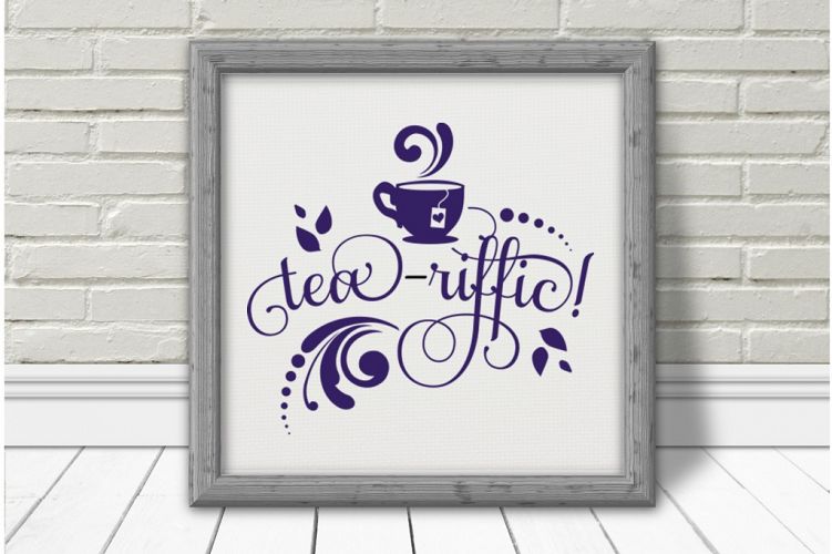 Teariffic cross stitch pattern