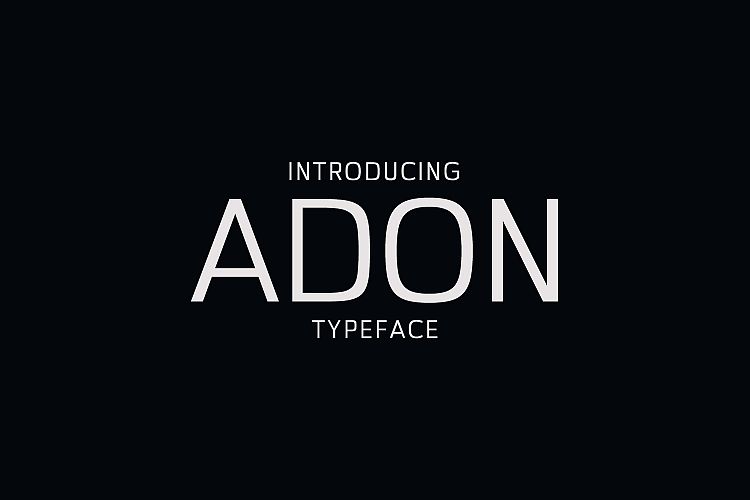 Adon Sans Serif Typeface