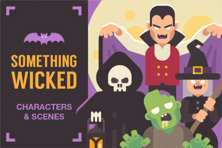 Something Wicked! Halloween characters and scenes