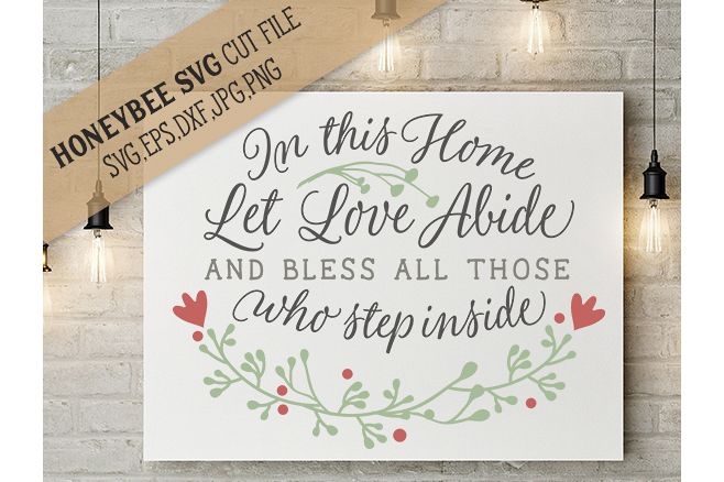 In This Home let Love Abide cut file