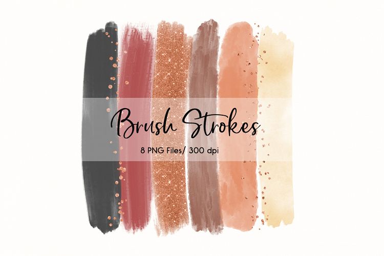 Brush Strokes Clip Art (Autumn)