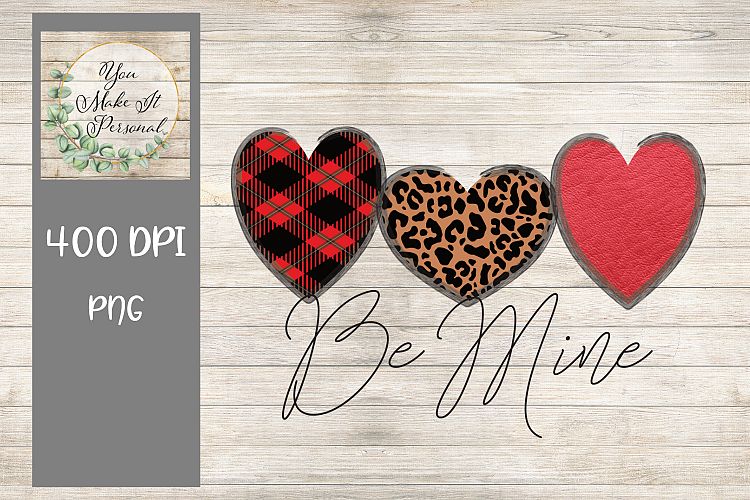 Download Valentines Day Design, Be Mine, Plaid and Leopard Hearts ...