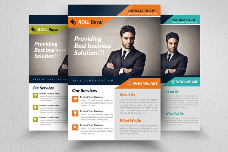 Law Firm and Legal Services Flyer