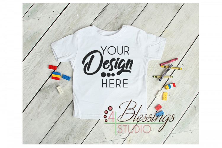 Blank White Boys T Shirt Mockup Boys Shirt Mockup Flat Lay