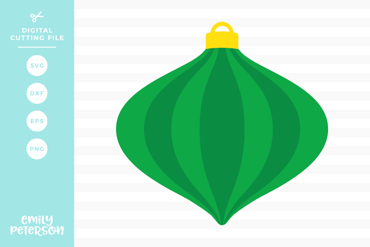 Christmas Ornament SVG DXF EPS PNG
