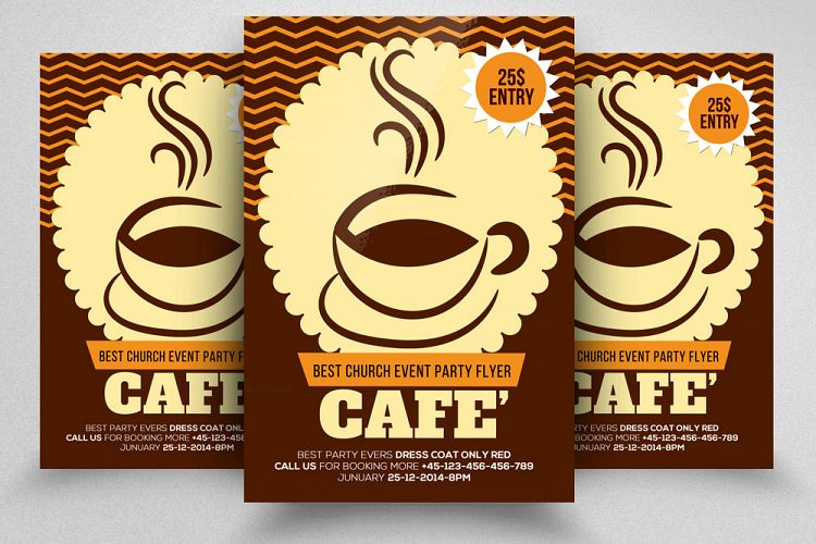Cafe Delight Coffee Flyer