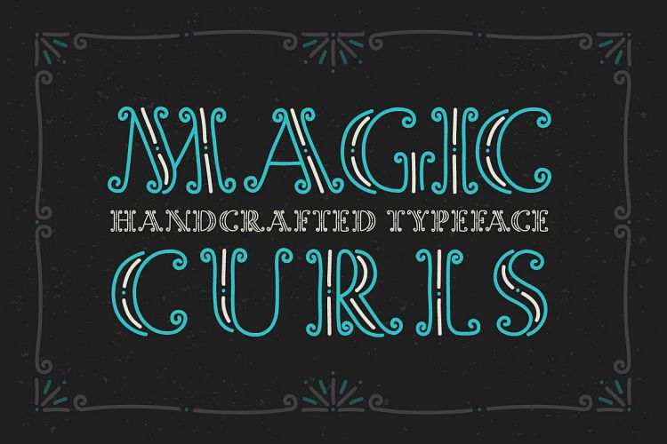 Magic Curls font