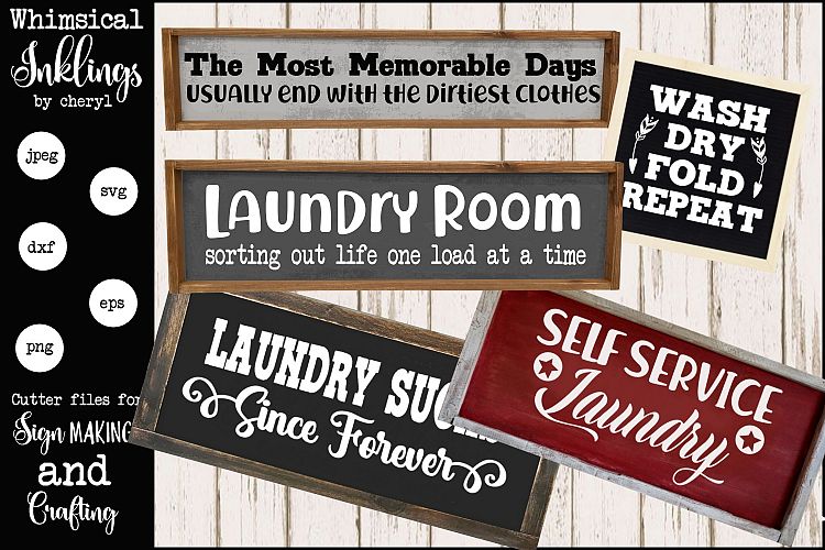 The Dirtiest Clothes SVG Set