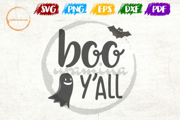 Boo YallSVG Cut Files   PDF Printable Halloween