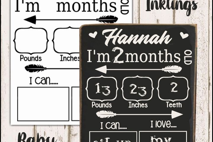 Baby Milestones SVG