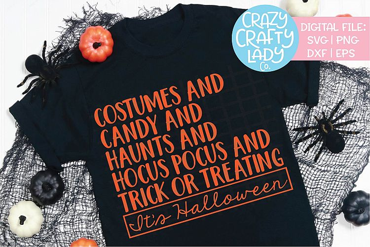Its Halloween SVG DXF EPS PNG Cut File