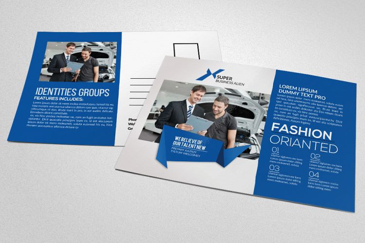 Car Dealer   Auto Services Postcard