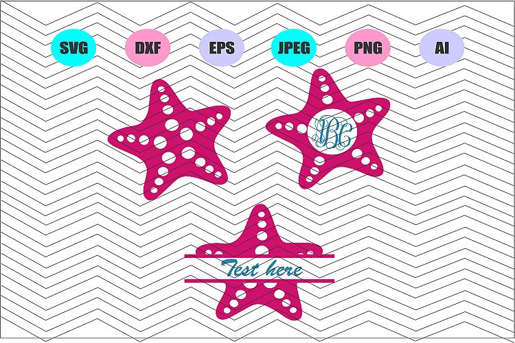 Starfish Svg Vector File Silhouette Cricut Design Vinyl Deca