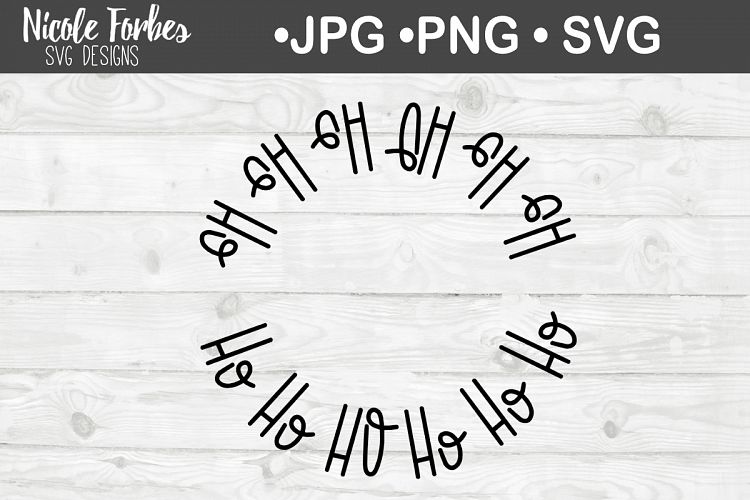 Santas Cookie Plate Christmas SVG Cut File