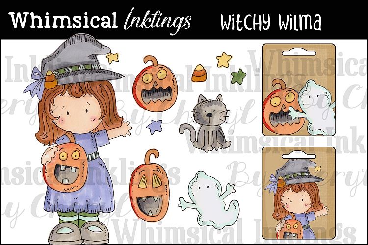 Witchy Wilma Clipart Collection