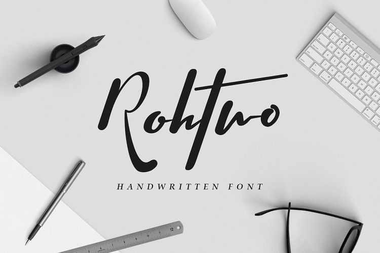 Rohtwo Typeface Signature