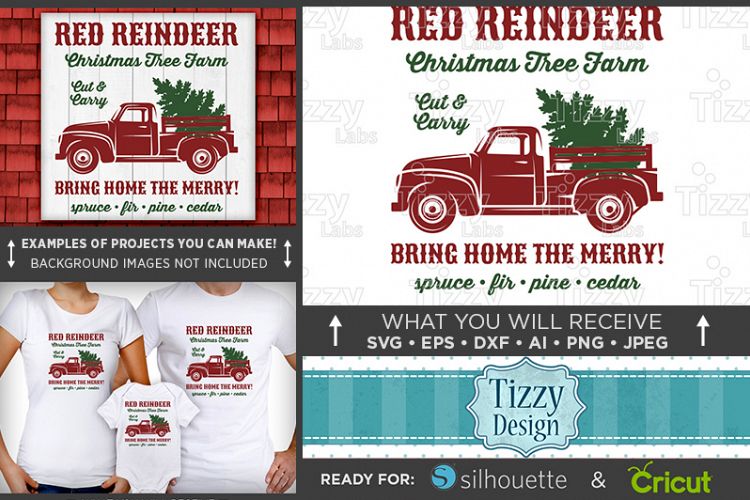 Christmas Truck Svg - Christmas Sign SVG - Tree Truck SVG - Christmas Tree Farm Sign SVG - Tree Farm Svg File - 055