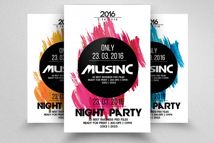 Music Party Night Flyer