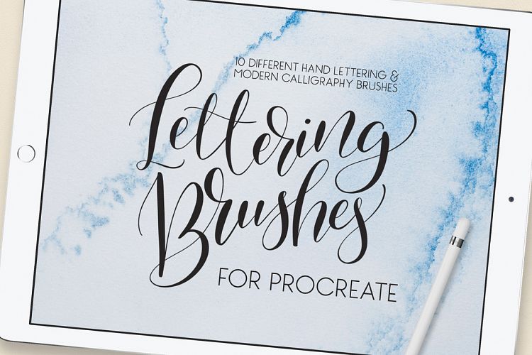 Lettering Brush Pack for Procreate