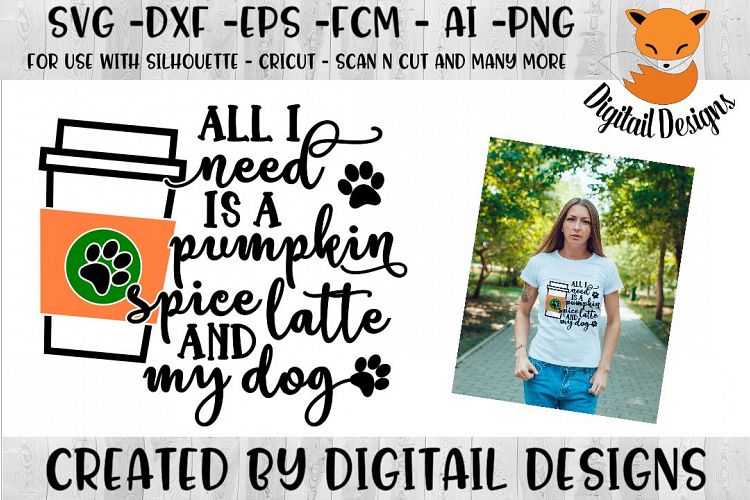 Pumpkin Spice SVG - png - eps - dxf - ai - fcm -