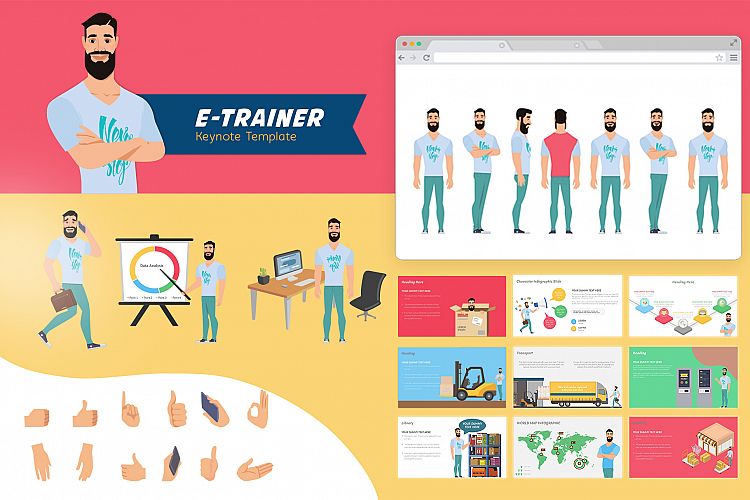 E-Trainer Keynote Template 1