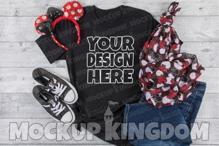 Unisex Crew Neck Shirt Mockup, Bella Canvas Mockup