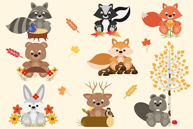 Fall Woodland Friends
