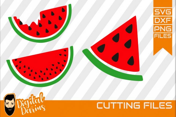 Download 3x Watermelon svg, Fruit svg, cricut, silhouette, Digital