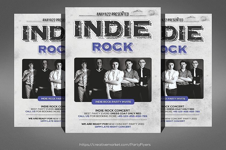 Indie Rock Flyer