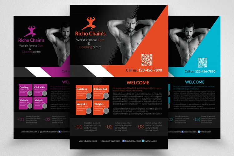 Body Fitness Flyer Template
