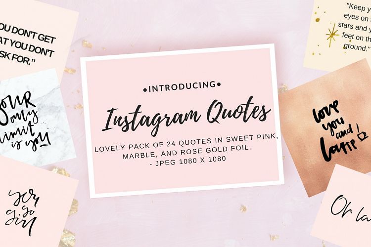 Instagram quote pack
