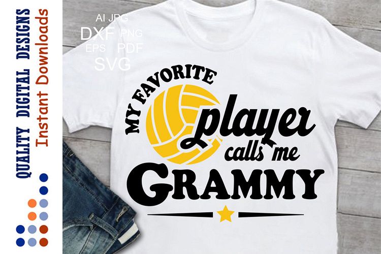 Volleyball Grammy svg files sayings Family Shirt SVG