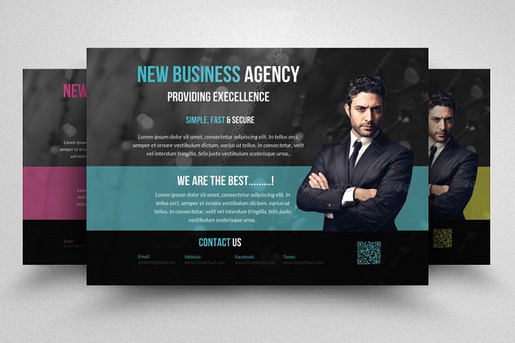 Business Agency Horizontal Flyer