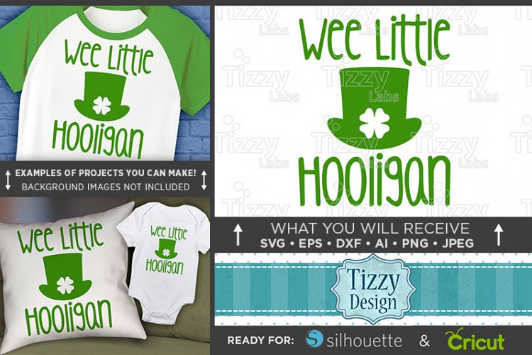 Wee Little Hooligan SVG File - Kids St. Patricks Day - 1071