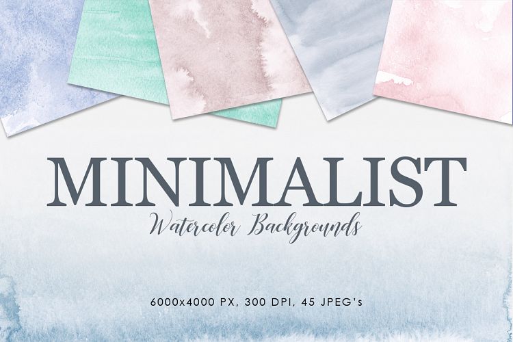 Minimalist Watercolor Backgrounds