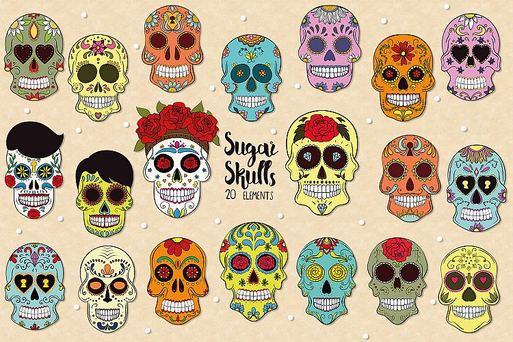 Sugar Skull SVGs