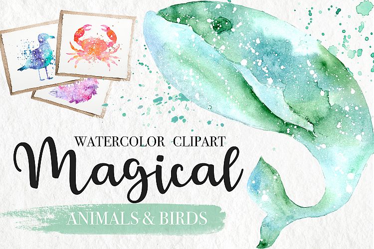 Watercolor Magical Animals