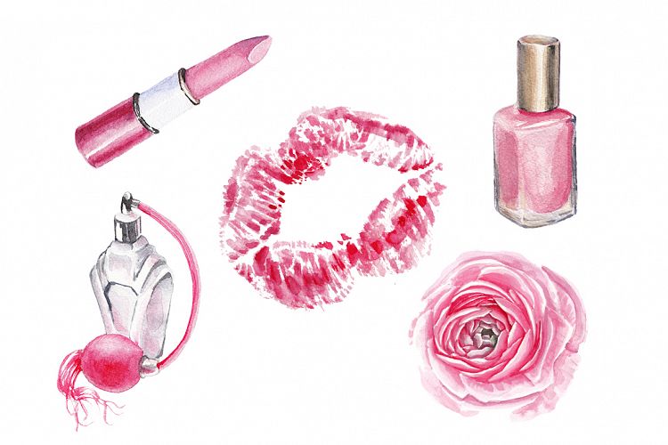 Watercolor beauty collection