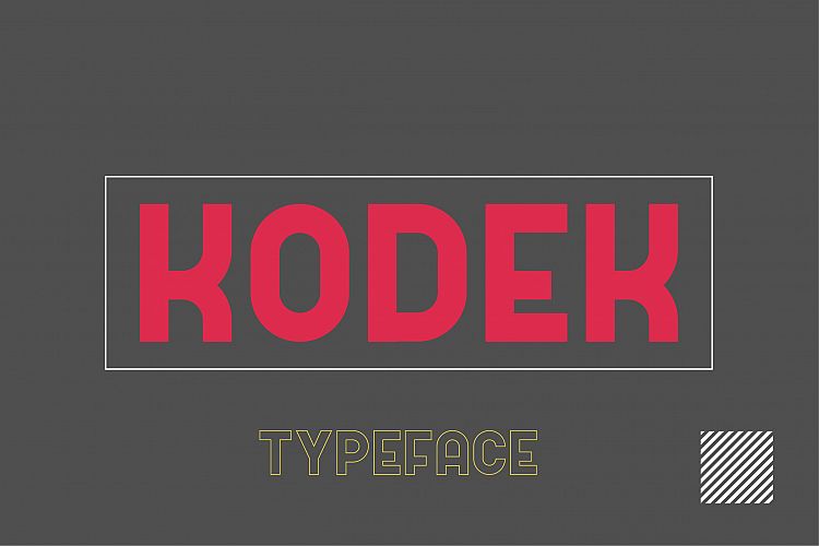 Kodek Typeface