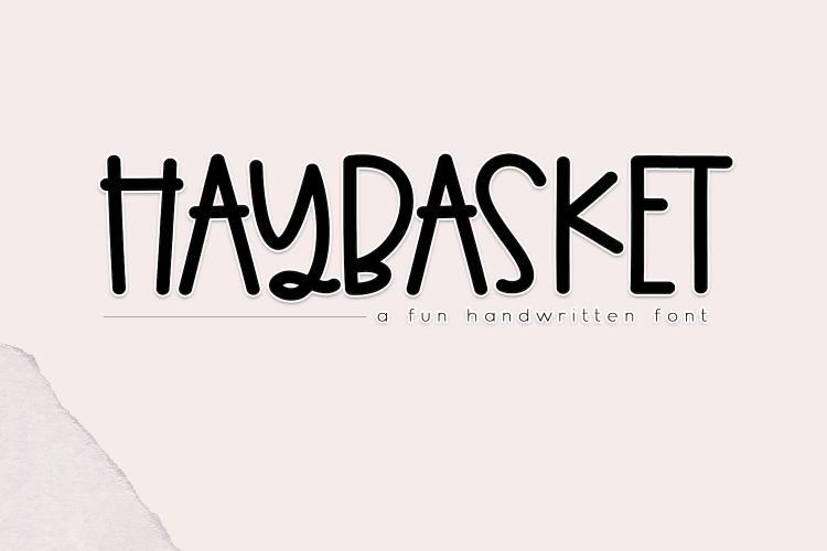 Haybasket - A Fun Handwritten Font