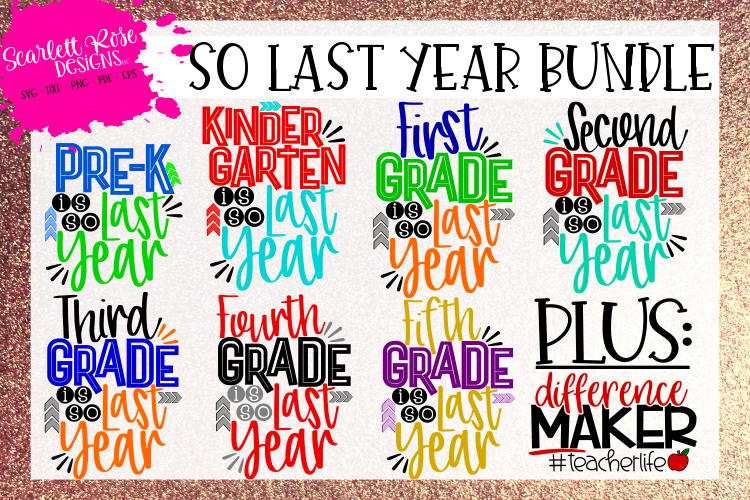 So Last Year Bundle - Graduation Bundle SVG - Boy